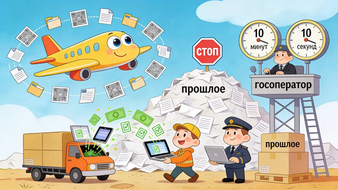 С 1 сентября 2026 года в России вводятся правила обмена электронными грузовыми накладными для авиаперевозок Документ регулирует взаимодействие грузоотправителей перевозчиков и получателей через системы электронных перевозочных документов и ГИС Установлены ключевые требования передача данных в ГИС не позднее 10 минут ответ системы до 10 секунд обязательное использование электронной подписи Также определён перечень изменяемых данных и порядок обмена информацией через операторов систем Правила будут действовать до 1 сентября 2032 года Постановление Правительства Российской Федерации от 21 апреля 2026 г N 446 Об утверждении Правил обмена грузовыми накладными сформированными в форме электронного документа и сведениями содержащимися в них направления таких накладных и сведений содержащихся в них в государственную информационную систему электронных перевозочных документов предъявления таких накладных и сведений содержащихся в них Подписывайтесь в МАХ