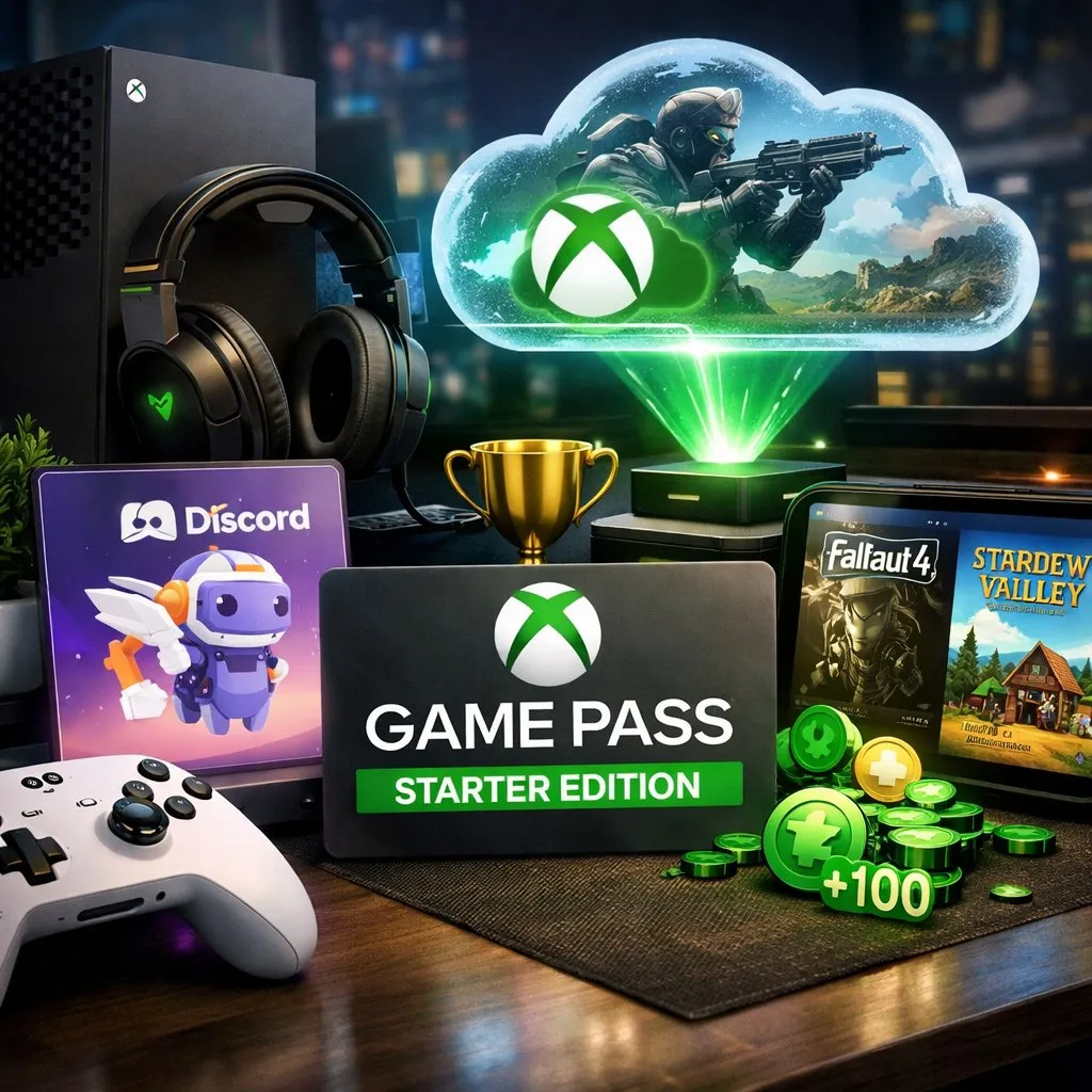 Microsoft готовит новое партнерство с Discord В сети появился утечка информации о новом Xbox Game Pass Starter Edition который будет доступен в рамках подписки Discord Nitro Starter Edition включает в себя доступ к более чем 50 играм из библиотеки Game Pass 10 часов в месяц стриминга Xbox Cloud Gaming и возможность зарабатывать очки Xbox Rewards во время игры   Среди предполагаемых игр которые могут войти в пакет упоминаются Stardew Valley Grounded и Fallout 4 Ожидается что официальное анонсирование произойдет в ближайшее время PRO AI OFFICIAL