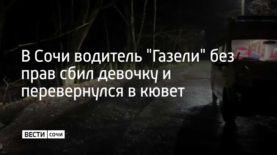 В Хостинском районе Сочи на улице Измайловской водитель автомобиля Газель не справился с управлением на крутом спуске и сбил 13 летнюю девочку сообщили в ГУ МВД России по Краснодарскому краю После наезда на пешехода грузовик продолжил движение перевернулся и сошел с дороги Девочка госпитализирована в тяжелом состоянии Пострадали также 25 летний пассажир Газели и 40 летний водитель у него не было ни страховки ни диагностической карты До аварии его также лишили права садиться за руль Проводится проверка Мы в MAX