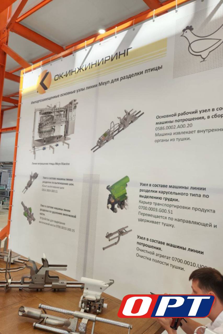 ОРТ Новости Оренбуржья Евгений Солнцев показал министру экономического развития РФ возможности ОЭЗ Оренбуржье Министр экономического развития РФ Максим Решетников и врио губернатора Оренбургской области Евгений Солнцев посетили особую экономическую зону Оренбуржье Визит был посвящен оценке реализации инвестиционных проектов и перспективам развития территории В ходе рабочей поездки Решетников осмотрел цеха завода автоматизации и роботизации одного из ключевых резидентов ОЭЗ Предприятие специализируется на производстве импортозамещающего оборудования для мясопереработки и уже выпускает 25 собственных моделей Министру презентовали новую линию Meyn для разделки птицы производительностью 12 тысяч тушек в час готовящуюся к запуску Согласно стратегии к 2027 году в ОЭЗ планируется создать 16 тысяч подробнее на канале ОРТ Новости Оренбуржья