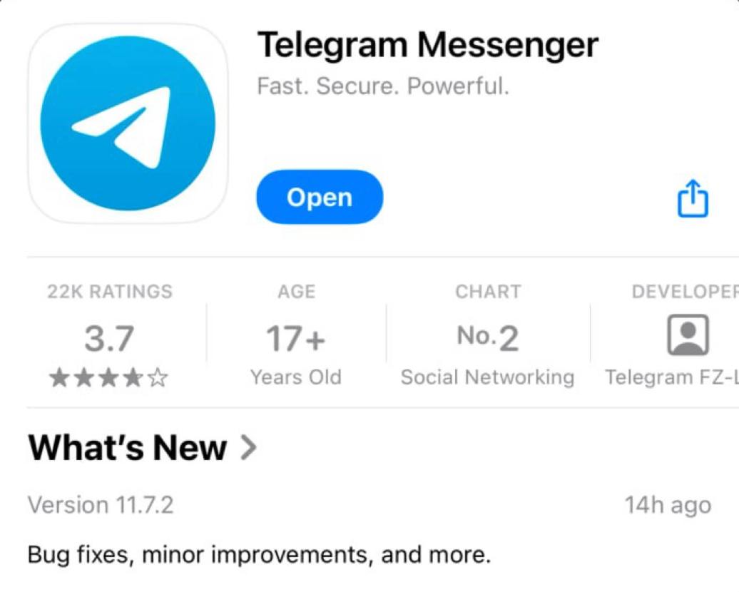 Печку пофиксили  Telegram для iOS обновился до версии 11.7.2. Проблема перегрева устройств устранена.  Ранее юзеры по всему миру жаловались на обновление Telegram 11.7.1.   Отмечали аномальный нагрев устройств, быстрый расход зарядки и периодические «вылеты» приложения.    Подписывайся на «ГлавХак»  --------------------------------- Глаз Бога   YouFast VPN™   Купить крипту   AML бот