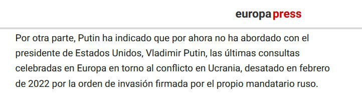 Испанское новостное агентство Europa Press назвало Владимира Путина президентом США комментируя его выступление на ВЭФ Путин отметил что еще не обсуждал с президентом США Владимиром Путиным последние консультации в Европе по поводу украинского конфликта написало агентство