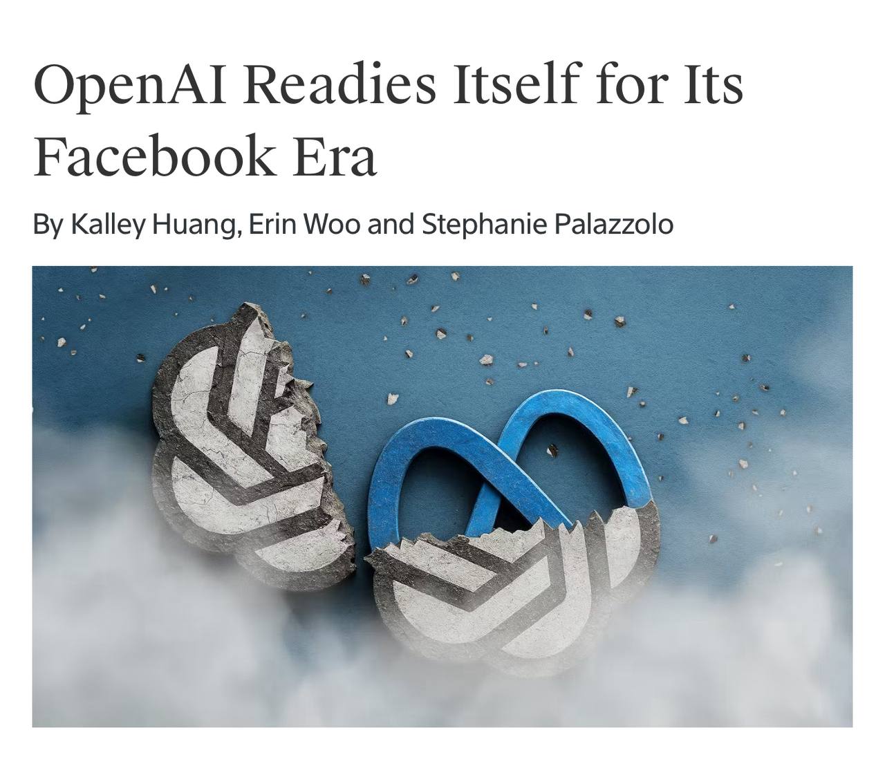 OpenAI собирается монетизировать ChatGPT OpenAI хочет показывать рекламу на основе памяти чат бота и вашей личной переписки с чат ботом Например если вы обсуждаете с ним уход за волосами то он предложит вам купить конкретный шампунь То есть это таргетированная реклама на основе памяти ИИ Если вы отключите рекламу то вы потеряете всю память вашего чат бота The Information назвал это началом фейсбукизации OpenAI В комментариях новость вызвала шок Пользователи пишут что Сэм Альтман ничем не отличается от Цукерберга он сделал ChatGPT доступным чтобы в будущем зарабатывать миллиарды на рекламе