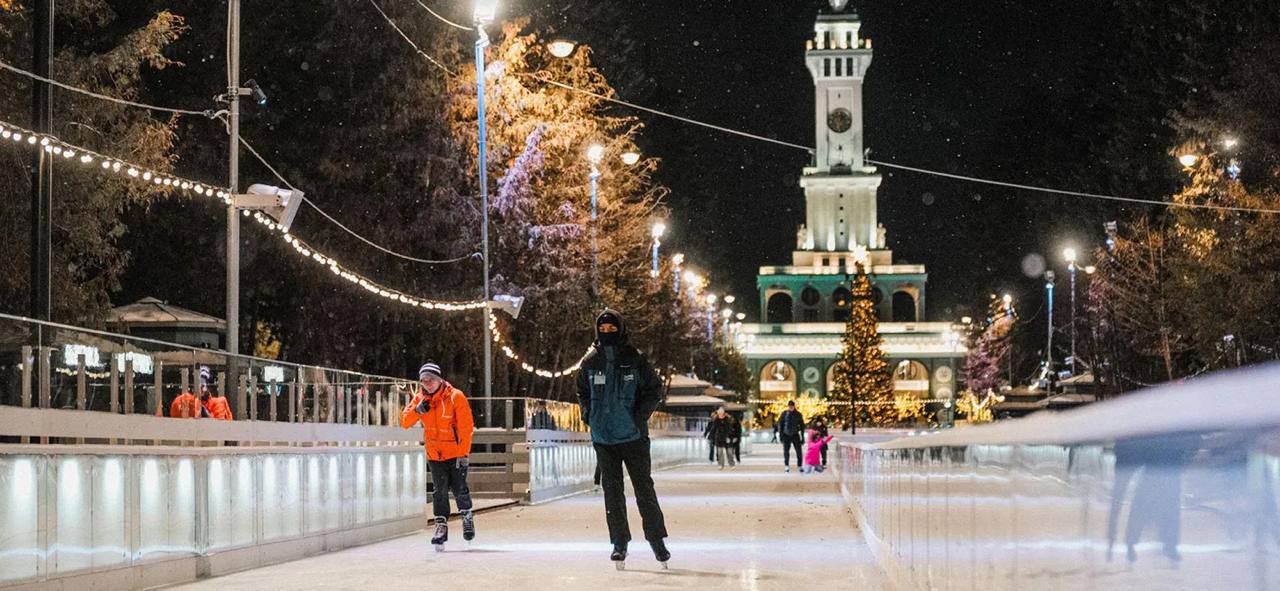 Каток на Северном речном вокзале будет работать до 1 марта
