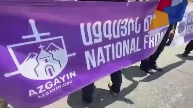 Митинг в Глендейле в поддержку Святой Армянской Апостольской Церкви