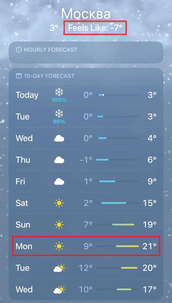 Жара до 21ºC придет в Москву уже через неделю Прямо сейчас город засыпан снегом а температура ощущается как 7ºC Остановите эти качели