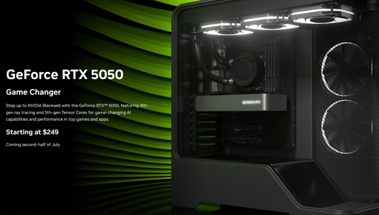 NVIDIA выпустила драйвер с поддержкой новых видеокарт RTX 5050. Версия GeForce Game Ready 576.88 WHQL уже доступна.   Среди множества исправлений драйвер также устраняет проблему с чёрным экраном при установке драйверов на системы с процессорами AMD Ryzen.   Скачать драйвер можно абсолютно бесплатно с сайта NVIDIA.     - спасибо, что драйвер для видеокарты можно скачать бесплатно   - также драйвера всегда же распространялись бесплатно, разве нет?   - не подсказывайте им, а то появятся премиум версии и драйвера по подписке