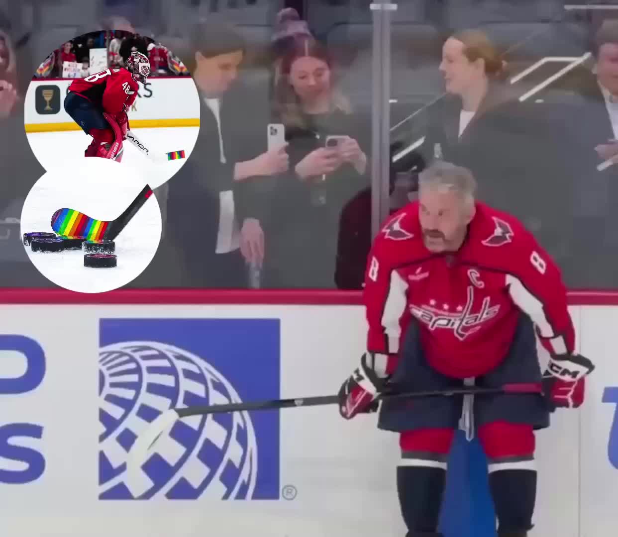 Овечкин не поддержал акцию в защиту ЛГБТ на матче с Флоридой