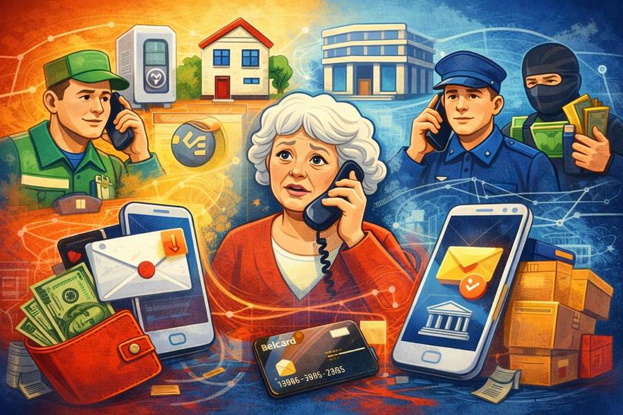 В Железнодорожном РОВД Гомеля рассказали как действуют телефонные мошенники Телефонный звонок с домофонной компании код из СМС уверенный голос правоохранителя именно с таких на первый взгляд безобидных деталей начинается одна из самых опасных мошеннических схем последних месяцев О том как преступники шаг за шагом лишают людей жилья сбережений и уверенности в себе рассказал начальник ОВД администрации Железнодорожного района Гомеля Виталий Котченко Подпишитесь на Гомельские ведомости