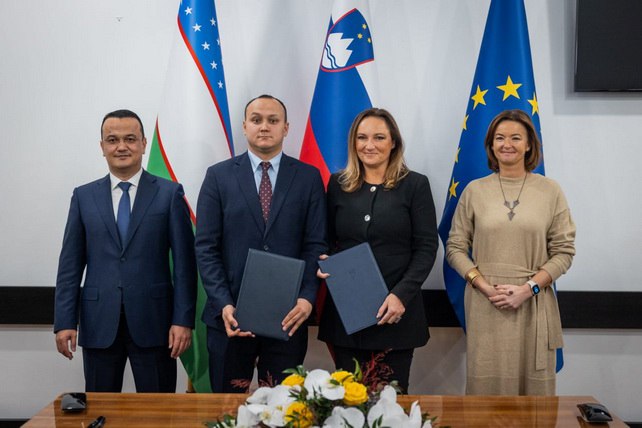 Узбекистан и Словения подписали протокол о сельхозсотрудничестве В Любляне прошло первое заседание Межправительственной комиссии по экономическому сотрудничеству между Узбекистаном и Словенией что стало важным шагом в укреплении двусторонних отношений   English O zbek tilida Ўзбек тилида На русском iOS Android