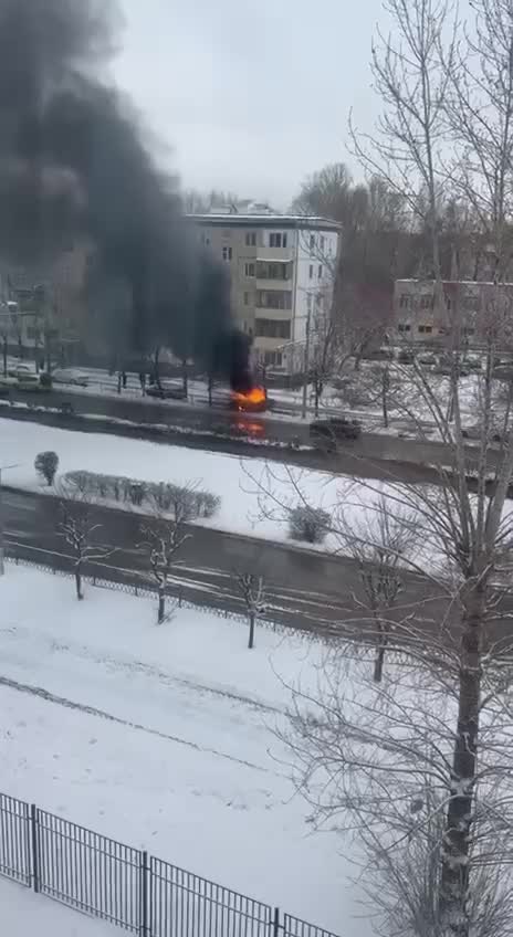 Пожар легковушки у школы в Волгограде ликвидирован, пострадавших нет