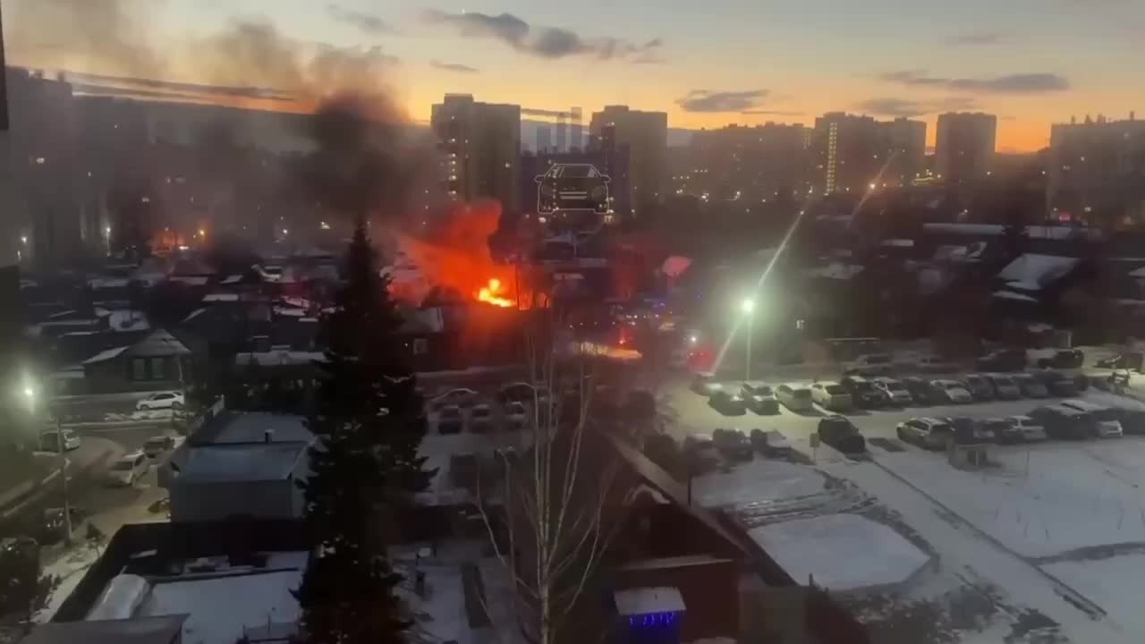 Пожар в Николаевке: спасены два человека