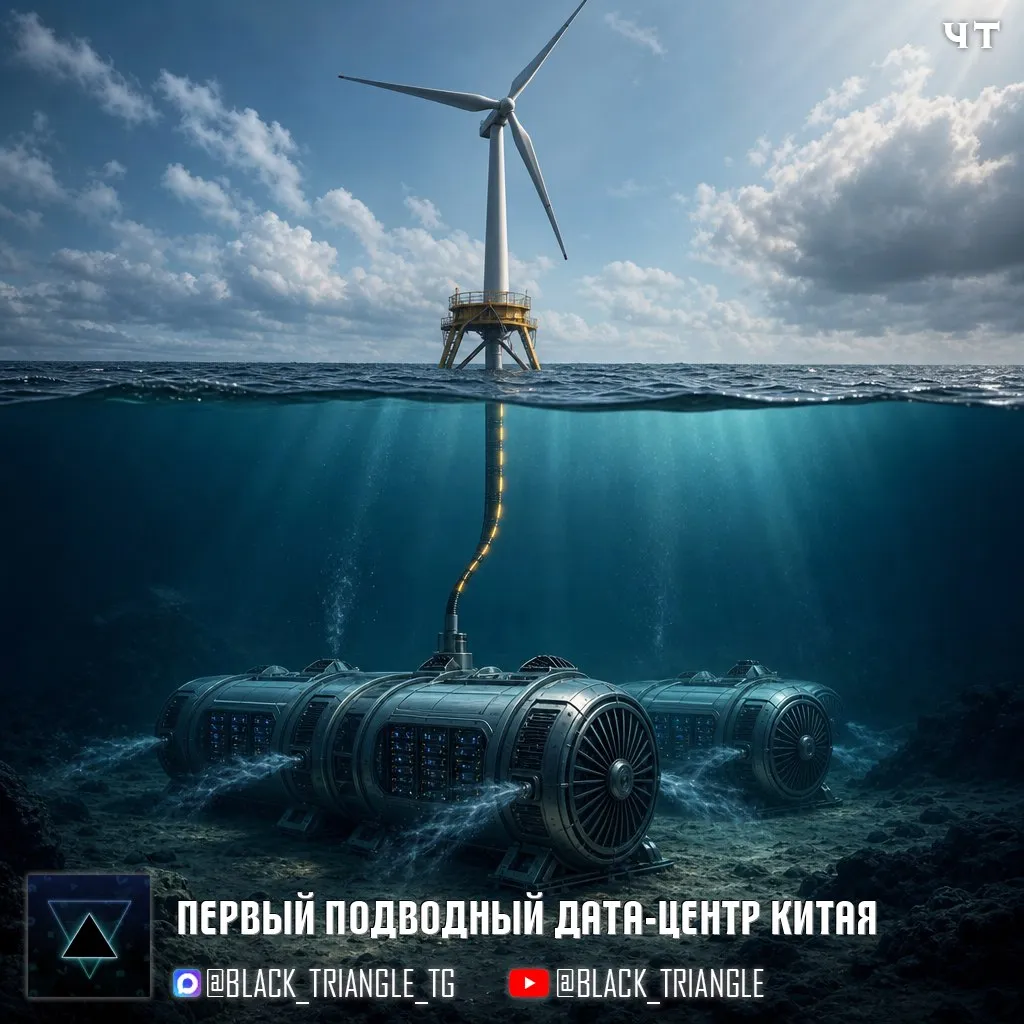Китай ввёл в полную эксплуатацию первый в мире подводный дата центр на энергии ветра Объект расположен у побережья Линганга в Шанхае на глубине около 35 метров Внутри подводных капсул размещены почти 2 000 серверов включая GPU кластеры для задач искусственного интеллекта обработки больших данных и 5G инфраструктуры Общая мощность дата центра 24 мегаватта Электроснабжение обеспечивается ветроэлектростанцией энергия подаётся напрямую с моря без захода на сушу   Охлаждение полностью пассивное морская вода отводит тепло от стоек заменяя традиционные чиллеры Стоимость проекта оценивается в 226 миллионов долларов У этого канала есть YouTube Shorts