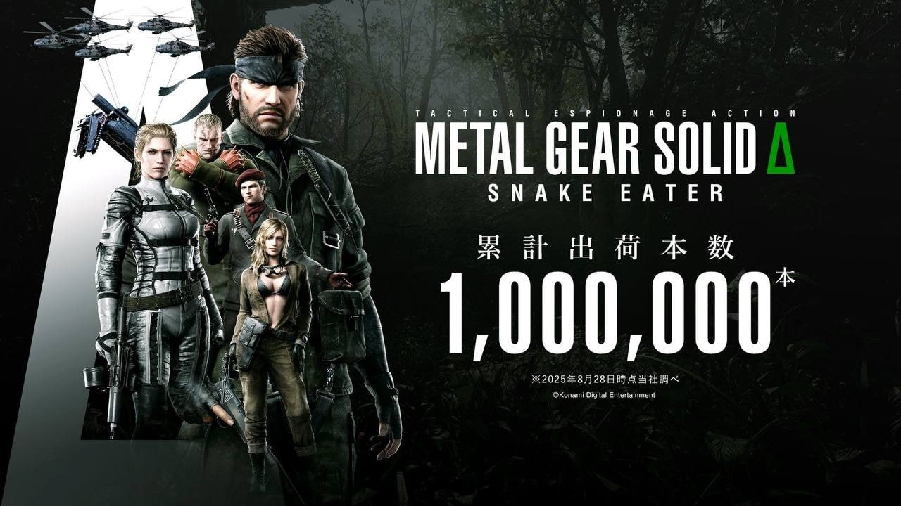 Konami похвасталась Metal Gear Solid Delta Snake Eater разошлась отличным тиражом в 1 миллион копий Однако эта цифра по заверениям разработчиков актуально на 28 августа через два дня после выхода и скорее учитывает в основном предзаказы Сейчас цифра наверняка ещё выше потому что игроки довольны критики сыты Гейминг championatgaming Подписывайся на Чемп Play