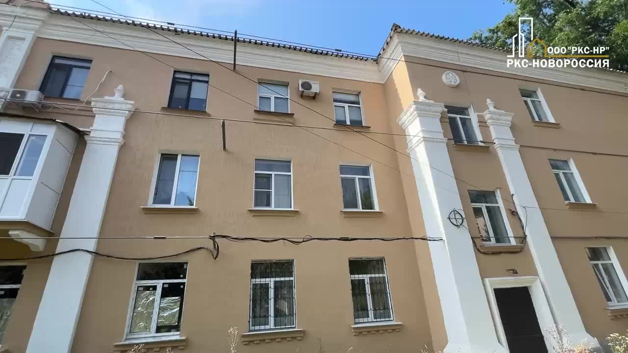 В Мариуполе завершено восстановление жилого дома 1949 года