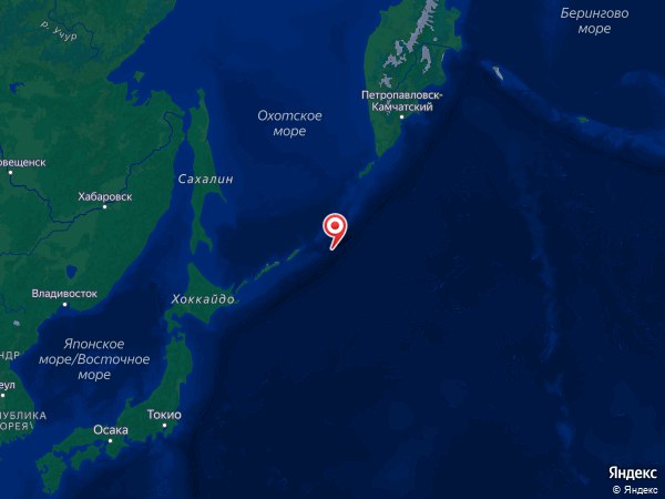 Землетрясение магнитудой 6.2 произошло - В 426 км к северу от Курильска, россия. В пятницу, 13 июня 2025 года, в 18:35 UTC . Магнитуда: 6.2 Глубина: 34 км. Широта / Долгота: 46.1774 / 153.1926 Каталог: EMSC Близлежащие населенные пункты: В 777 км к северу от Китами, Япония. В 426 км к северу от Курильска, Россия.