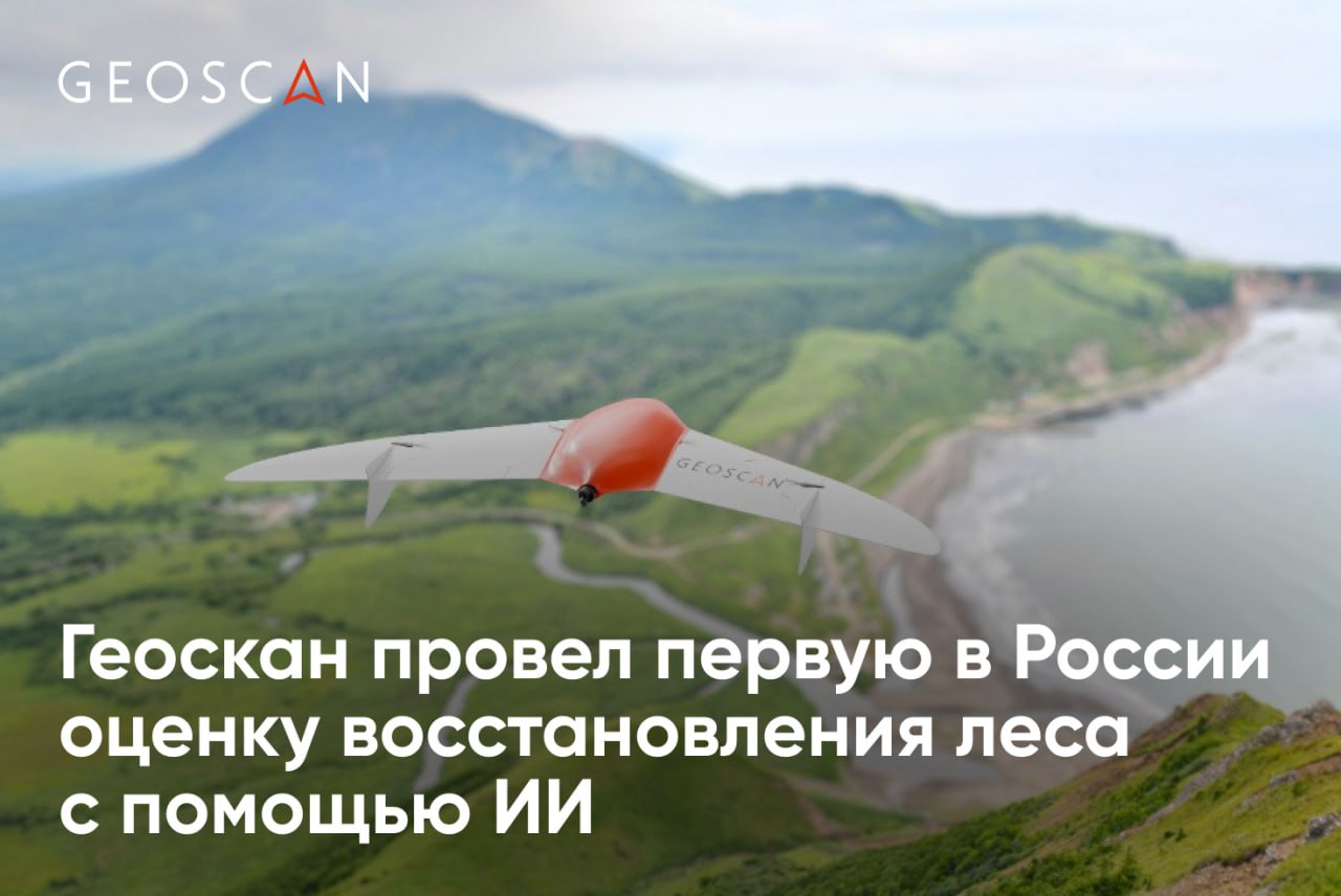 Геоскан впервые в России применил искусственный интеллект для оценки результатов лесовосстановления по данным полученным с беспилотников Задача Необходимо было провести актуализацию данных о лесных насаждениях в Анивском лесничестве Сахалинской области находящемся на труднодоступной территории После посадки лесных культур доступ к участкам оказался ограничен дороги разрушены тайфуном и перекрыты ветровалами территория заросла бамбучником а рельеф осложнен крутыми склонами Существующие сведения о границах и площадях посадок были устаревшими и неточными часть материалов утрачена часть собрана вручную с высокой погрешностью Анализ спутниковых снимков выявил существенные расхождения между фактическими границами лесных культур и архивными данными Решение Для уточнения информации была выполнена аэрофотосъемка с использованием БВС Геоскан 201 Фотограмметрическая обработка проводилась в ПО Agisoft Metashape а классификация и подсчет растительности в программном комплексе Бор разработанном Геосканом на основе нейросетевых технологий Алгоритмы ИИ выделили отдельные деревья определили породы рассчитали высоты и диаметры уточнили реальные границы участков и классифицировали растительность по категориям Общая площадь анализа превысила 860 га Работы осуществлялись в полном соответствии с приказом Минприроды РФ от 11 03 2019 150 допускающим дистанционные методы обследования Результат По итогам проекта заказчик получил  Ортофотопланы и векторные границы всех категорий земель в границах лесотаксационных выделов  Проекты актов отнесения земель предназначенные для лесовосстановления  Чертежи лесных участков и полные ведомости обследования Ортофотопланы созданные в рамках работ не только стали источником сведений для Агентства лесного и охотничьего хозяйства Сахалинской области но и пополнили базу данных региональной информационной системы Цифровой двойник Сахалинской области Использование БАС в сочетании с технологиями ИИ дает возможность обследовать недоступные и удаленные участки и устранить влияние субъективной оценки таксационных характеристик которая часто проводится методом визуального осмотра Более того такой метод позволяет значительно сократить сроки и трудозатраты исключает человеческий фактор и снижает стоимость работ по сравнению с традиционными методами Программный комплекс Бор изначально разработанный Геосканом для таксации лесов может применяться для оценки результатов всех видов лесохозяйственных мероприятий прокомментировала руководитель направления применения БАС в лесном хозяйстве ГК Геоскан Екатерина Лысун