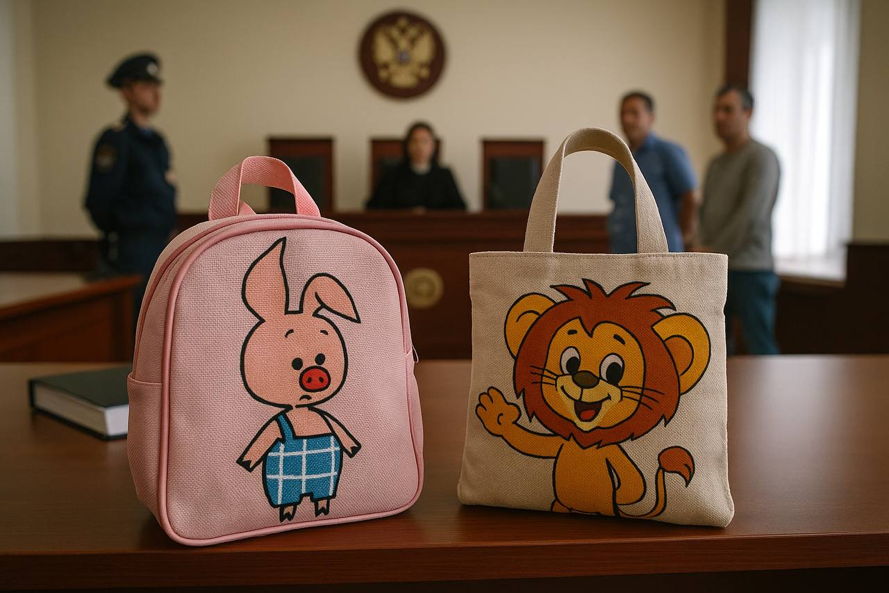 Союзмультфильм подал в суд на приморского бизнесмена из за Пятачка и Львенка Арбитражный суд Приморья рассматривает дело о защите прав на товарные знаки культовых персонажей Истец студия Союзмультфильм ответчик местный предприниматель в чьих торговых точках нашли контрафактные сумки и рюкзаки с изображениями сходными до степени смешения с Пятачком и Львенком До суда студия попыталась договориться мирно и направила претензию на 200 тысяч рублей но осталась без ответа Теперь дело решается через суд    Реклама