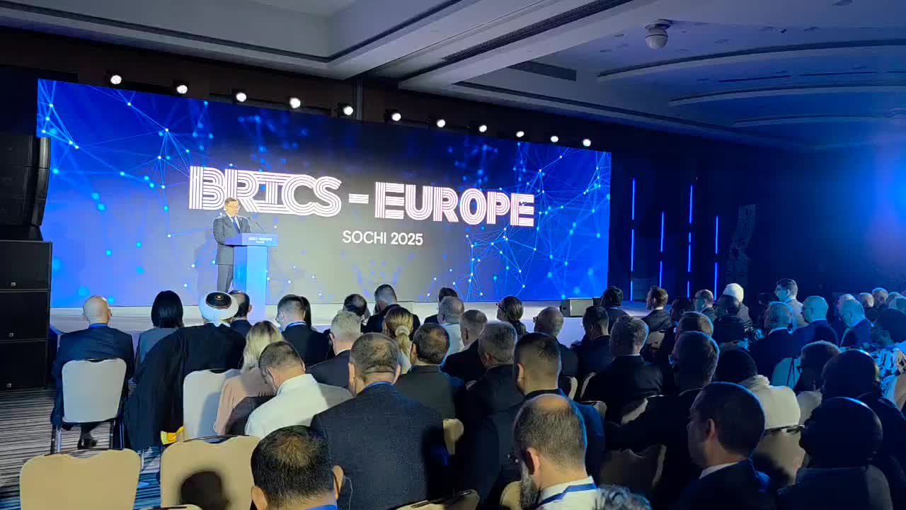 Открытие II симпозиума БРИКС Европа с участием 40 европейских политиков