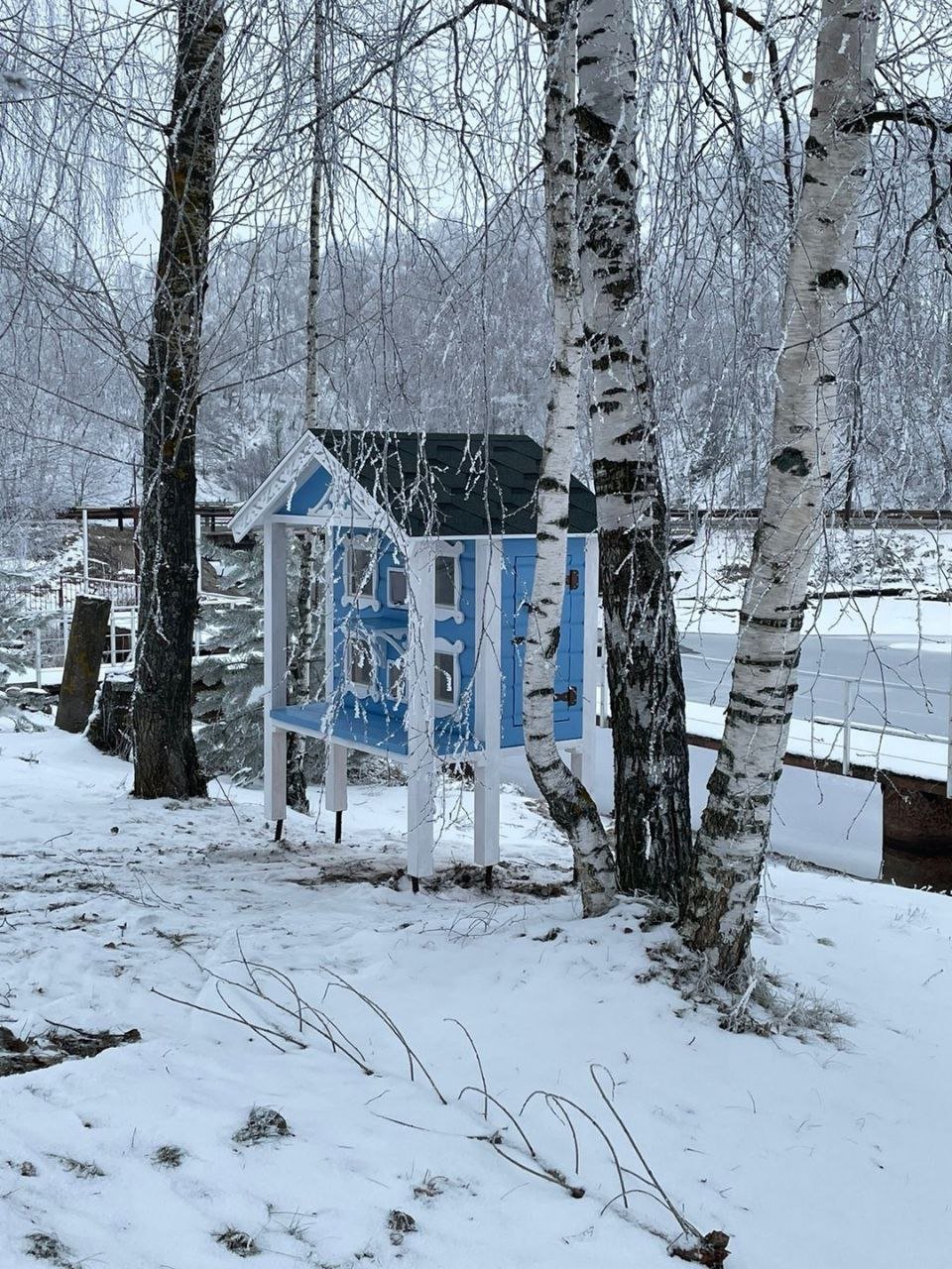 В Городецком районе для местных котиков построили люксовые домики  Их соорудили в яхт-клубе на берегу Волги.   Домики яркие, красивые, еще и с лежанками внутри.    Пoдписаться   Реклама   Прислать новость