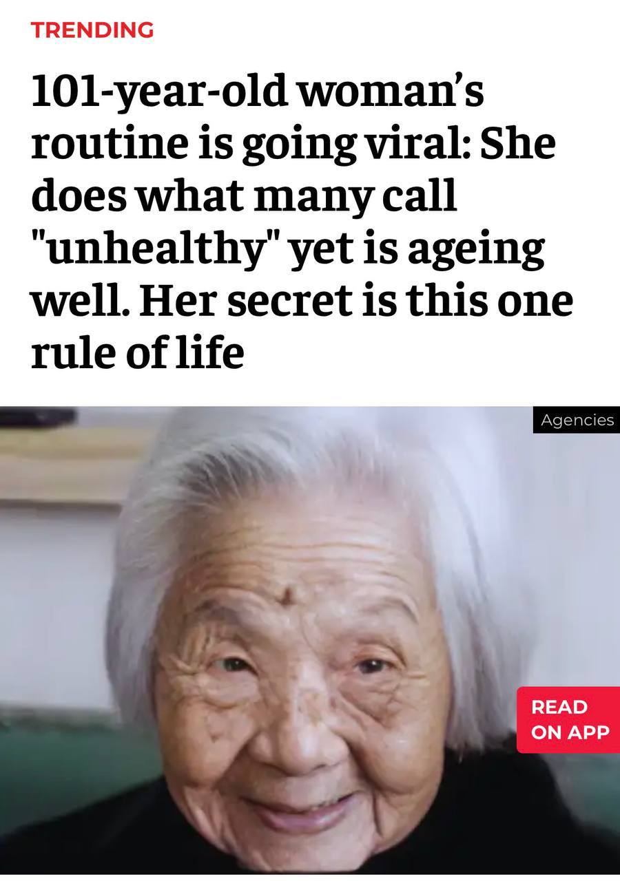 Китаянка дожила до 101 года благодаря сериалам до 2 часов ночи чипсам и зелёному чаю Это её секрет долголетия Образ жизни пенсионерки похож на подростковый она поздно ложится встаёт в 10 утра и ни в чём себя не ограничивает При этом у женщины никогда не было проблем с зубами и со здоровьем Прямой эфир Наш MAX