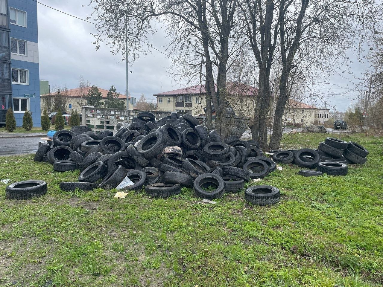 #Петрозаводск #мусор С мусорной площадки возле дома № 38 на улице Балтийской втихаря убрали баннер «Здесь можно оставить шины». Однако горожан это не остановило, и гора шин продолжила расти. Очередного водителя, который выкидывает старые шины, засняла читательница Daily. Мы обратились в мэрию, чтобы узнать, почему так произошло. Причин нам назвать не смогли, зато пообещали 20 мая вернуть на эту мусорную площадку специальный контейнер для покрышек.
