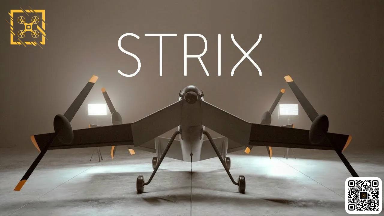 STRIX: новый БПЛА от BAE Systems  BAE Systems провела испытательный полет дрона STRIX. БПЛА вертикального взлета и посадки предназначен для разведки, РЭБ, противолодочной борьбы и нанесения ударов.   Композитный корпус STRIX  2,6 х 4,5 м в сложенном виде  транспортируется в контейнере.  Дальность полета: 800 км  160 кг груза , 1510 км  50 кг , 540 км  200 кг . Управление возможно с воздуха. ‍