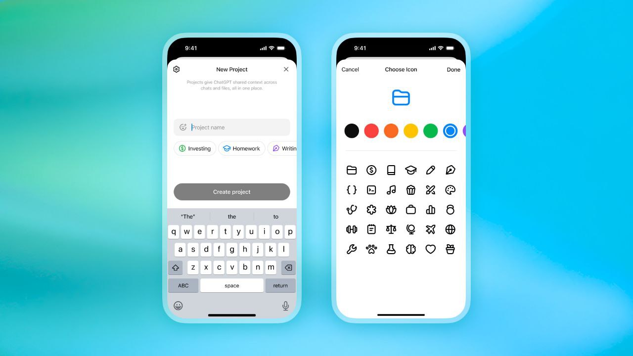 Папки проекты в ChatGPT теперь доступны бесплатным пользователям У проектов общая память также в одну папку можно загрузить файлы которые будут видны во всех чатах на бесплатном тарифе до 5 документов Попробовать можно на chat com и в Android приложении на iOS добавят в течение пары дней