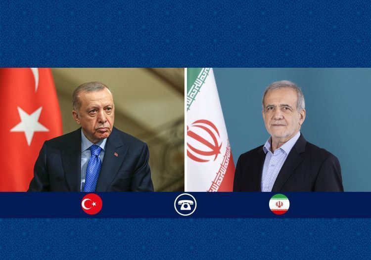 مسعود پزشکیان رئیس جمهور ایران با الهام علی اف و رجب طیب اردوغان روسای جمهور باکو و ترکیه به مناسبت عید قربان، تلفنی گفتگو کرد. Президент Ирана Масуд Пезешкиан провел телефонный разговор с президентами Баку и Турции Ильхамом Алиевым и Реджепом Тайипом Эрдоганом по случаю праздника Курбан-байрам. میران پرس