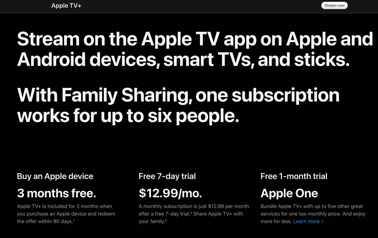 Подписка на Apple TV впервые подорожала Компания Apple впервые подняла цену подписки на свой стриминговый сервис Теперь вместо 9 99 теперь пользователям из США придётся платить 12 99 в месяц Но цена на годовой тариф и подписка Apple One пока останутся без изменений Для пользователей в России ничего не меняется стоимость подписки осталась прежней Новости Apple Подписаться Мы ищем автора с опытом на полный рабочий день