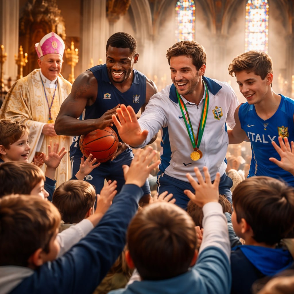 В храмах Милана детям преподают олимпийские ценности Инициатива принадлежит епископу итальянского города Марио Дельпини он приглашает бывших и действующих спортсменов и общественных деятелей рассказывающих подросткам не только об истории спорта но и о ценностях которые он в себе несёт Проект намерен охватить порядка 13 тысяч несовершеннолетних в основном занимающихся в спортшколах В числе приглашённых баскетболист Джордано Бортолани трёхкратный олимпийский чемпион по гребле на каноэ Антонио Росси и бегун Филиппо Торту их задача рассказать как благодаря большому спорту они смогли вырасти не только в физическом но и в моральном плане чтобы подростки последовали их примеру А о таких олимпийских ценностях как извращенческие церемонии открытия и дискриминация по политическому признаку там не рассказывают СПОРТ ДЕЛАДУХОВНЫЕ Колючий Телеграм  Колючий Дзен Youtube