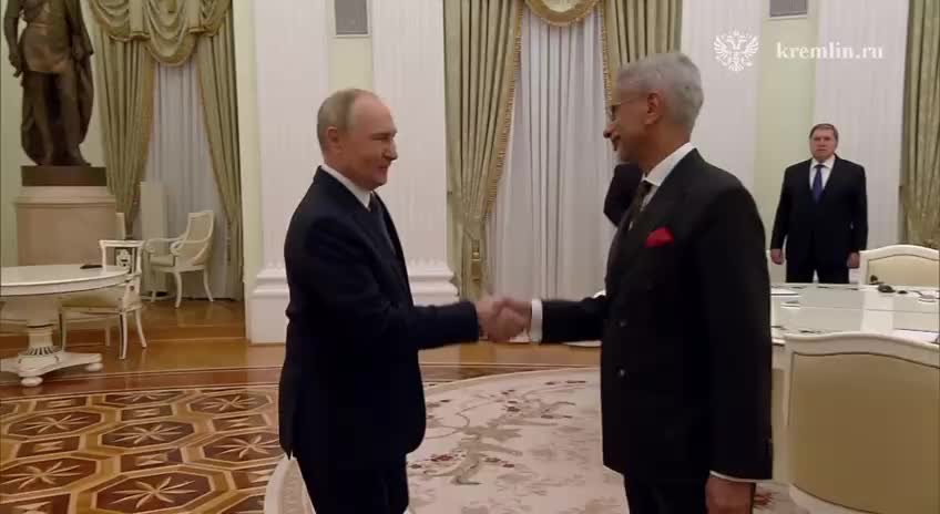 Встреча Путина с министром иностранных дел Индии Субраманиамом Джайшанкаром