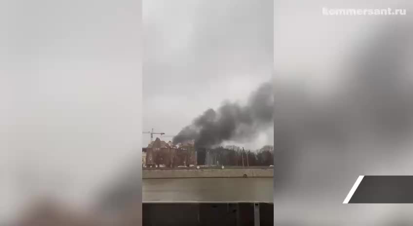 Пожар в строящемся здании в центре Москвы ликвидирован