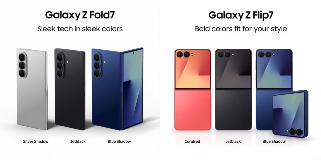 В Сеть попали промо-изображения новинок Samsung: Galaxy Z Fold 7, Flip 7 и Galaxy Watch 8 Презентация уже завтра, но посмотреть но свежие гаджеты можно уже сейчас. Все предыдущие утечки подтвердились — смартфоны станут более тонкими, Flip получит увеличенный внешний дисплей, а ещё будет доступный Flip 7 FE. Также показали кольцо, но, возможно, это всё та же первая модель. Подробнее → Подписаться