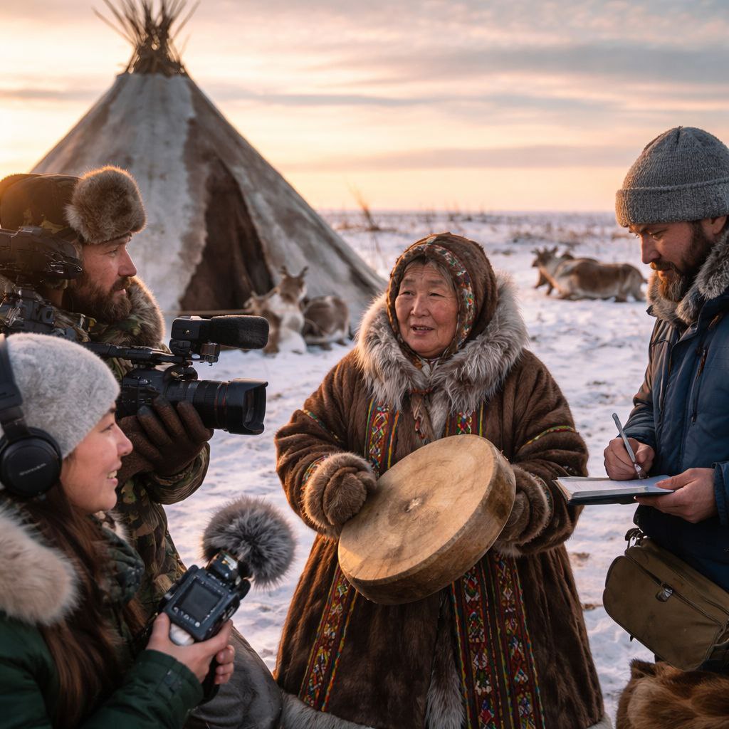 Ямал стал участником проекта Родники Истоки от Газманова В регионе будут искать и записывать живое песенное наследие народов Севера народные и обрядовые песни старинные напевы сказания Вместе с Ямалом в проекте участвуют Архангельская и Вологодская области Алтайский и Ставропольский края Татарстан и Удмуртия В регионы отправятся фольклористы звукорежиссёры и видеографы Лучшие записи станут основой для новых музыкальных композиций которые прозвучат на финальном концерте осенью Тундра Сюндра Подписаться