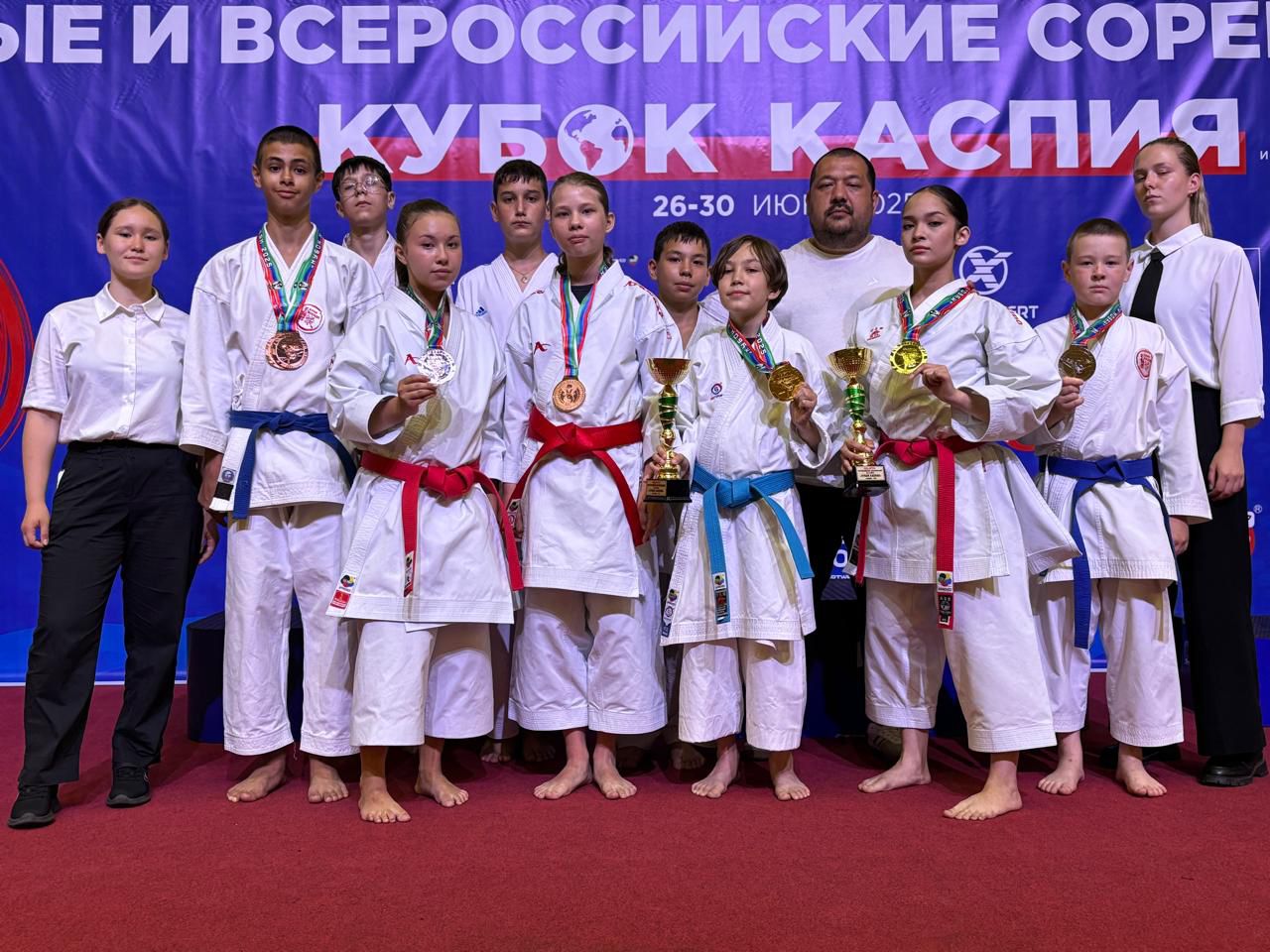 Башкортостан завоевал 13 медалей на «Кубке Каспия» по каратэ!  С 26 по 30 июня в Каспийске состоялись международные, всероссийские и межрегиональные соревнования по каратэ. В них участвовали более 700 спортсменов из 23 регионов РФ и 4 стран.  Результаты команды Башкортостана уже на сайте