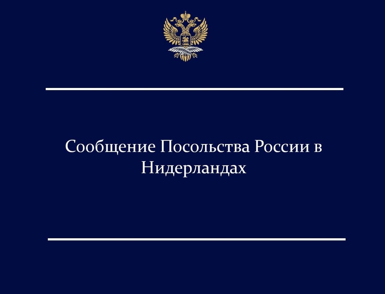 В связи с произошедшими 7 ноября беспорядками Посольство России в Нидерландах рекомендует российским гражданам в ближайшие дни воздерживаться от поездок в г.Амстердам, а тем, кто уже находится в городе, соблюдать острожность.