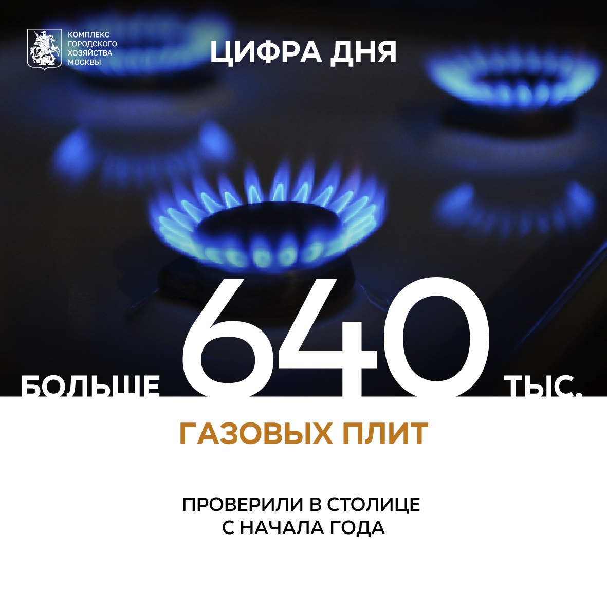 Более 640 тыс. газовых плит проверили в столице с начала года «Вопросы газовой безопасности находятся на особом контроле, ежегодно проводим плановое техобслуживание всего газифицированного жилого фонда столицы. За январь – май проверили работоспособность и соответствие требованиям безопасности более 640 тыс. газовых плит, что составляет свыше 35% от общего числа», – рассказал заместитель Мэра Москвы Петр Бирюков. Выявленные незначительные неполадки газовики устраняют на месте, при обнаружении серьезных нарушений исключают угрозу безопасности и дают рекомендации по дальнейшей эксплуатации и ремонту. В столице свыше 1,8 млн семей пользуются газовыми плитами. Ответственность за содержание в надлежащем состоянии и замену газового оборудования возлагается на собственника или нанимателя жилого помещения. Срок службы газовой плиты – в среднем 10-12 лет, после этого изнашиваются газовые краны, деформируются рассекатели горелок, нарушается теплоизоляция духового шкафа. Поддерживать безопасную работу таких приборов невозможно, необходима замена. Газовая плита должна быть обязательно оборудована системой «газ-контроль», которая приостанавливает подачу газа, если пламя в горелке погасло. Информация о датах и времени проведения проверок газового оборудования заранее размещается на сайте АО «Мосгаз», информационных стендах, установленных в подъездах и во дворах многоквартирных домов.