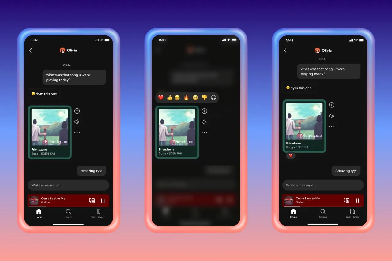 В Spotify появились личные сообщения Музыкальный сервис открыл доступ к личным чатам почти во всех регионах Теперь пользователи могут переписываться прямо в приложении Чтобы зайти в чат нужно взаимно подписаться на другого пользователя нажать на свою аватарку и выбрать Новое сообщение В России всё работает стабильно даже без VPN  Функция может не отображаться если в настройках профиля выбраны некоторые регионы например страны Африки settersmedia news