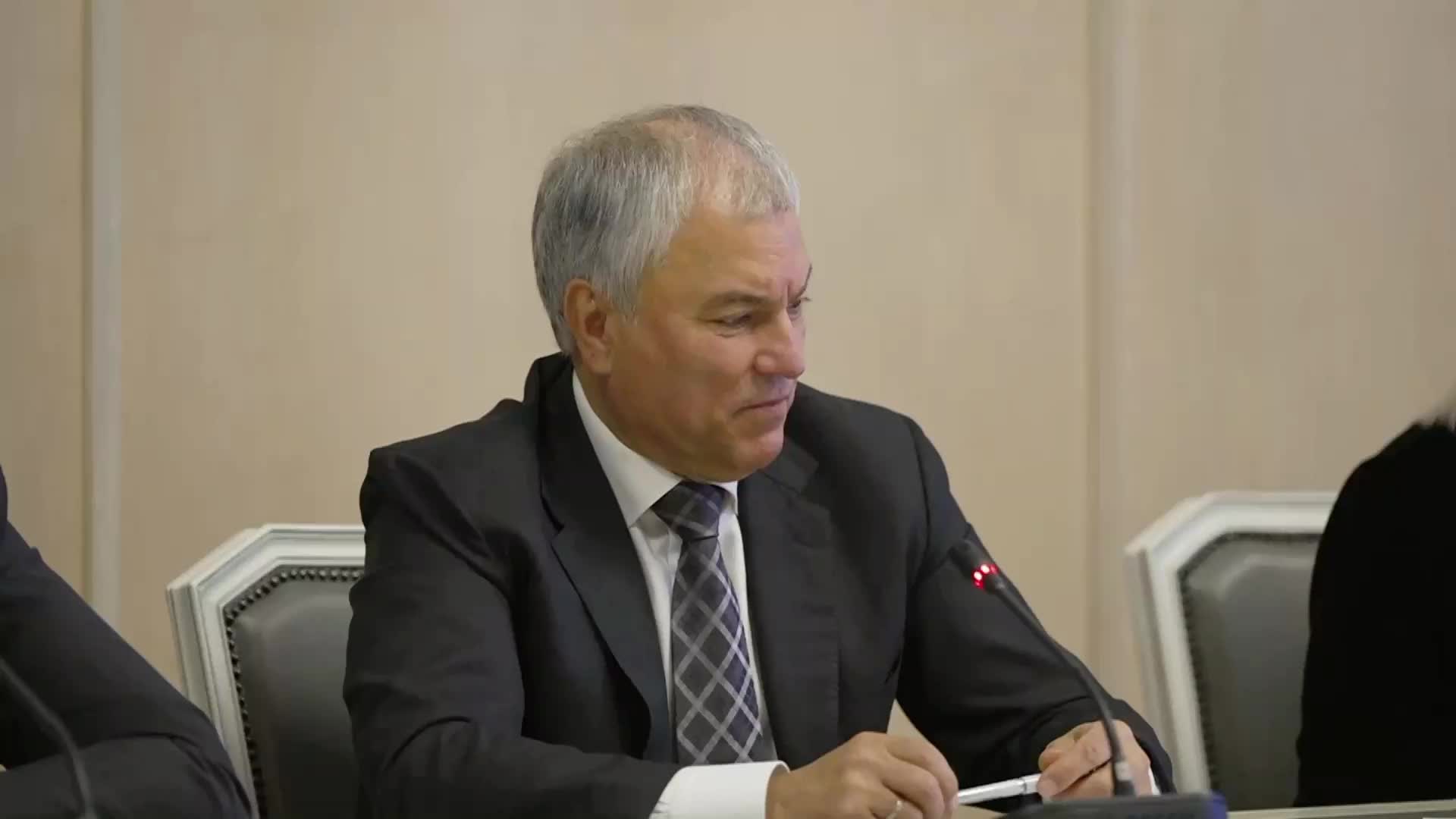 Вячеслав Володин и Дуньягозель Гулманова обсудили развитие межпарламентского сотрудничества России и Туркменистана