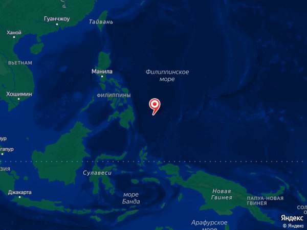 Землетрясение магнитудой 6.5 произошло - В 372 км к северу от Маная, Филиппины. Во вторник, 24 июня 2025 года, в 01:58  UTC .  Магнитуда: 6.5 Глубина: 10 км. Широта / Долгота: 7.966 / 129.828 Каталог: EMSC    Близлежащие населенные пункты: В 414 км к северу от Мати, Филиппины. В 372 км к северу от Маная, Филиппины.