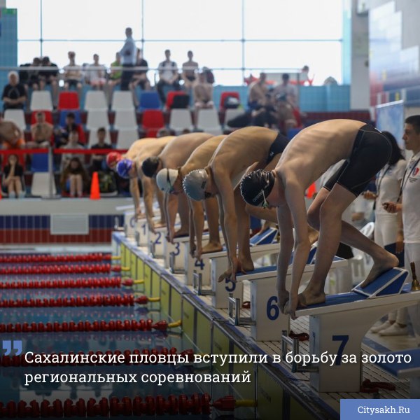 ‍  Чемпионат Сахалинской области по плаванию стартовал в Южно-Сахалинске. Более 200 спортсменов со всех уголков Сахалинской области, а также Хабаровска вступили в борьбу за медали соревнований.    citysakh.ru/news/117309    Есть о чем рассказать?  Пришлите новость