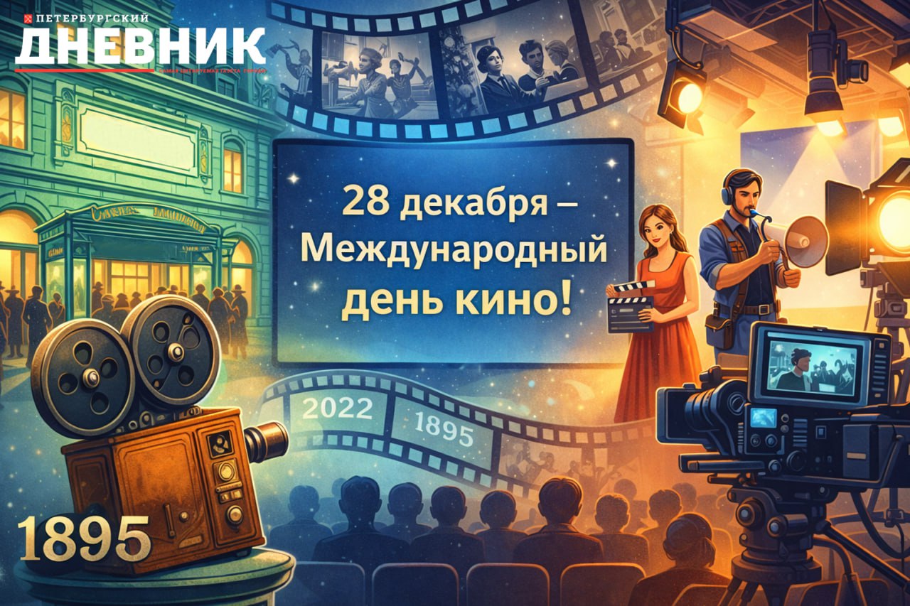 28 декабря Международный день кино 28 декабря считается днём рождения кинематографа Именно в этот день в 1895 году в Париже братья Люмьер впервые показали публике короткометражные фильмы и провели первый коммерческий киносеанс что считается началом истории кинематографа как массового искусства С тех пор кино стало не просто развлечением а языком эпохи способом рассказывать истории фиксировать время и объединять людей по всему миру От немых лент до премьер путь длиной более века А какое кино вам ближе Классика и старые фильмы Современное авторское кино Сериалы нравятся больше Люблю всё если хорошая история Фото DALL E Подписаться на Петербургский дневник в МАХ