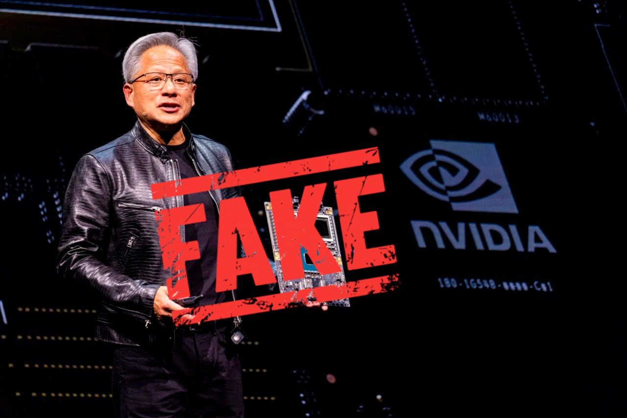 Дипфейк Дженсена Хуанга обогнал настоящее шоу NVIDIA Доброе утро друзья Конференция GTC DC оказалась в тени собственного двойника Пока Nvidia рассказывала о новых решениях для ИИ на площадке X бывший Twitter и YouTube вовсю шла другая трансляция с поддельным Хуангом и криптоскамом Мошенники показали убедительный дипфейк где глава Nvidia якобы объявлял о новой криптоинициативе На экране красовался QR код его предлагали сканировать чтобы отправить вклад прямо компании Всё выглядело настолько правдоподобно что алгоритмы видеоплатформы даже подняли фейк выше официального стрима Пик онлайн зрителей говорит сам за себя почти 100 тысяч человек смотрели подделку Настоящая трансляция в тот момент собрала только 12 тысяч Авторы дипфейка уверяли что видеокарты Nvidia ускоряют смарт контракты Ethereum и транзакции Solana что не имеет отношения к реальности Ложное видео удалили примерно через полчаса но оно уже стало лидером поиска по запросу NVIDIA GTC DC и успело ввести в заблуждение тысячи зрителей Эксперты назвали случившееся одним из самых убедительных дипфейков на YouTube и предупредили нужны срочные меры проверки официальных трансляций новости пк железо Регард