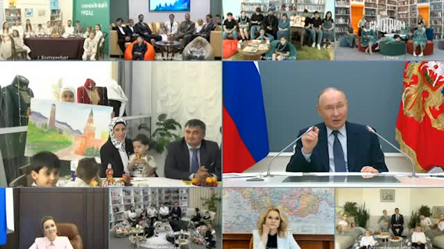 Владимир Путин случайно прервал телефонный разговор с семьей из Магаса
