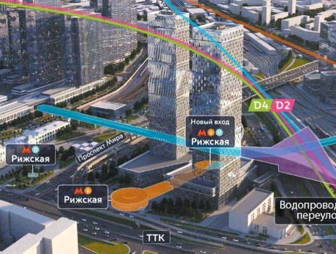 Власти Москвы отменили проект КРТ у метро «Рижская» Мэр Москвы Сергей Собянин подписал распоряжение об отмене проекта комплексного развития территории у станции метро «Рижская». С 8 июля утратило силу постановление, касающееся участка площадью 3,2 га на проспекте Мира, вл. 89-92. Проект предполагал строительство 170 000 м² гостинично-деловой недвижимости на месте Рижского рынка и универмага «Крестовский». Из них 110 000 м² должны были занять общественно-деловые объекты, а 60 000 м² — гостиница. Планировалось, что право на редевелопмент выставят на торги, а инвестиции в проект оценивались в 62,7 миллиарда рублей. Реализация проекта позволила бы создать более 4,8 тысяч новых рабочих мест. Причины отмены проекта пока неясны. Возможно, владельцы Рижского рынка и универмага «Крестовский» достигли соглашения о совместном развитии участка, и городу не придется изымать у них землю. Ранее город уже имел неудачный опыт судов с владельцем универмага «Крестовский» Евгением Бекетовым, который отстоял право на аренду участка под универмагом. О том, что проект застройки участка все еще разрабатывается, говорит корректировка параметров будущей застройки, которая произошла менее месяца назад. Теперь на этом месте также планируют построить 170 000 м² гостинично-деловой недвижимости, но увеличили общественно-деловую часть до 134 885 м², а площадь гостиницы уменьшили до 35 115 м² 380 номеров . Остается открытым вопрос, кто возьмется за застройку этой территории. До включения участка в программу комплексного развития над проектом работали Capital Group совместно с «Киевской площадью», владельцами Рижского рынка. По крайней мере, этот проект мелькал в тендерах девелопера.