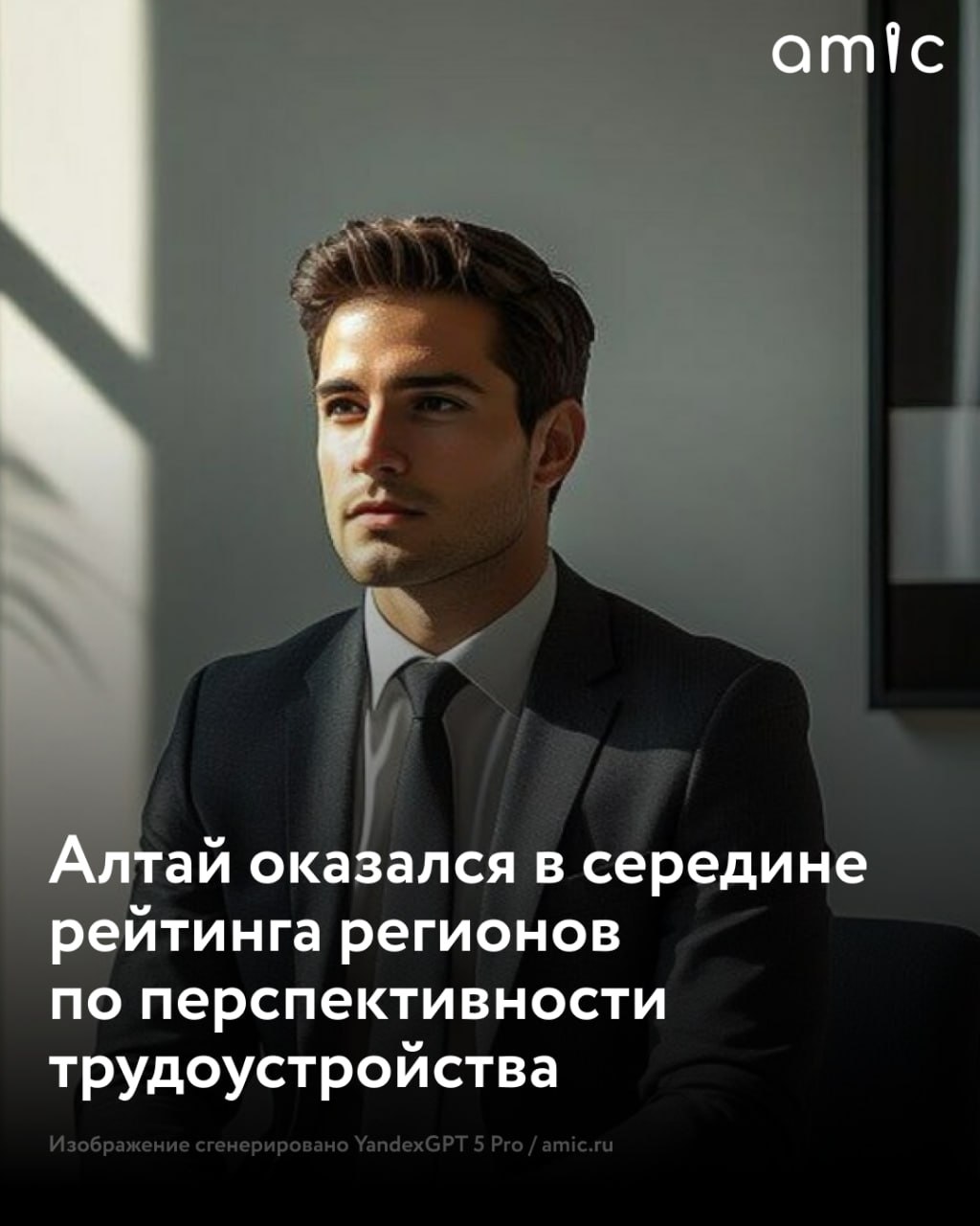 Алтайский край занял 46-е место из 84 в рейтинге регионов России по перспективности трудоустройства во втором квартале 2025 года  Итоговый рейтинг Алтайского края - 72,4. Медианная предлагаемая зарплата здесь составляет - 60 тыс. рублей. Прожиточный минимум - 15 782 рубля. Число резюме на вакансию - 5,1. Уровень безработицы - 3,5%. Доля соискателей, ищущих работу в другом регионе, - 5,4%, сообщает платформа онлайн-рекрутинга hh.ru.  «На одну активную вакансию в Алтайском крае приходится 5,1 активных резюме, что укладывается в норму для рынка труда и свидетельствует сбалансированном состоянии спроса и предложения. Медиана предлагаемой зарплаты составляет 60 тыс. рублей, при этом прожиточный минимум для трудоспособного населения в четыре раза ниже - 15,8 тыс. руб. Уровень безработицы  3,5%  говорит о том, что рынок труда остается горячим, и это ускоряет поиск работы соискателям. При этом 5,4% местных жителей целенаправленно ищут работу за пределами региона, что говорит в пользу возможностей построения карьеры "дома"», - говорится в исследовании.  Итоговый рейтинг Республики Алтай - 68,7. В этом регионе медианная предлагаемая зарплата - 66 тыс. рублей. Прожиточный минимум - 16 846 рублей. Число резюме на вакансию - 5,5. Уровень безработицы - 6,2%. Доля соискателей, ищущих работу в другом регионе, - 8,2%.  Лидерами рейтинга регионов по перспективности трудоустройства летом 2025 года стали Республика Татарстан, Республика Башкортостан и Санкт-Петербург.