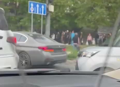 ДТП во Владивостоке: столкновение Ниссана и Мазды с пострадавшими