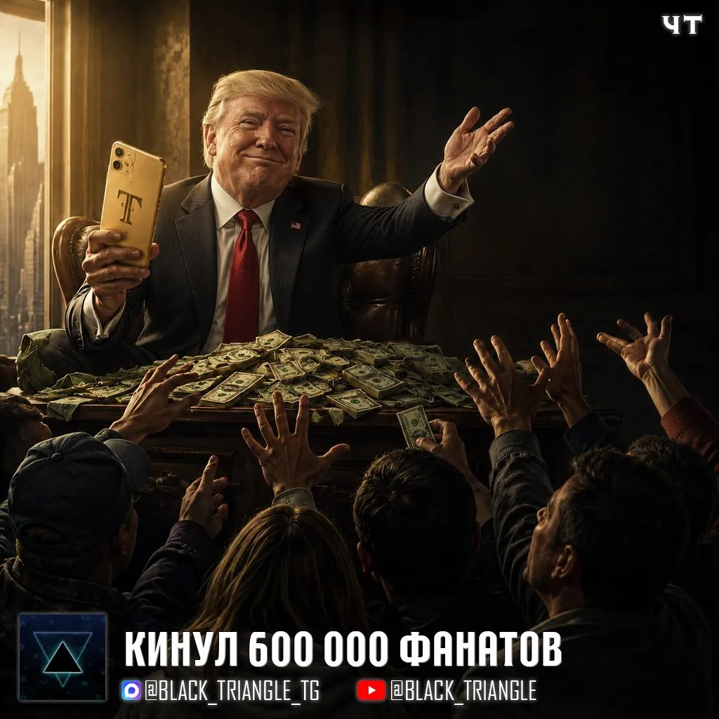 Трамп кинул 600 000 фанатов на золотой телефон которого никто так и не получил Trump Mobile запустил предзаказ на смартфон T1 ещё в июне 2025 года Дональд Трамп младший и Эрик Трамп представили устройство в Trump Tower как патриотичную альтернативу Apple и Samsung Цена была 499 депозит 100 К маю 2026 года почти 600 000 покупателей внесли депозиты на общую сумму около 59 млн Подтверждённых поставок ноль Сроки сдвигали публично лето 2025 ноябрь декабрь первый квартал 2026 после чего ориентировочный график доставок просто исчез с сайта 6 апреля 2026 года Trump Mobile обновил пользовательское соглашение Внесённый депозит согласно новой редакции не является завершённой покупкой и не создаёт обязывающего юридического договора а лишь даёт условную возможность купить устройство если Trump Mobile решит его продавать Маркировка MADE IN THE USA с промо материалов исчезла в первые недели после анонса её заменили на American proud design В феврале 2026 го представители компании признали что основное производство уйдёт за рубеж а в Майами останется только финальная сборка последних нескольких компонентов Сенатор Элизабет Уоррен и ещё 10 демократов в январе направили запрос в FTC с требованием проверить Trump Mobile на схему bait and switch приём депозитов за продукт который не доставляется Параллельно похожая история разворачивается с мемкоином TRUMP запущенным в январе 2025 го По данным Chainalysis через токен прошло свыше 813 000 кошельков суммарные потери розничных покупателей оцениваются в около 2 млрд тогда как структуры связанные с семьёй Трампа заработали более 320 млн на торговых комиссиях Просадка цены от пика около 87 Мемкоин MELANIA запущенный тогда же потерял от максимума почти 99 Объединяющий мотив у обоих кейсов один депозиты и пампы собраны обещанного продукта на руках у покупателей нет News Soft Hacker