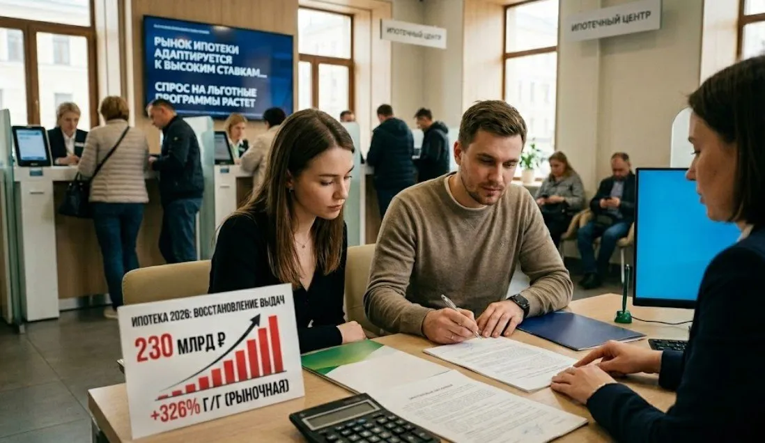 После зимнего затишья рынок недвижимости резко ожил в марте банки выдали ипотеку на 230 млрд рублей что на 10 больше показателей февраля Особенно впечатляет ипотека на рыночных условиях Годовой рост на 326 выглядит фантастикой но объясняется просто год назад средние ставки доходили до 29 4 а теперь опустились до 19 9 Менее 20 мы не видели с лета 2024 го Это по прежнему очень дорого но выхода у людей после закручивания гаек по семейной ипотеке часто не остается Главный вывод стадия отрицания прошла Покупатели больше не ждут идеальных условий и принимают новую реальность надеясь на рефинансирование в будущем Все ли дождутся Не факт